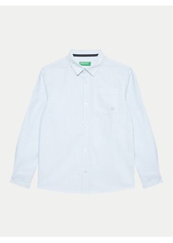 United Colors Of Benetton Koszula 547NCQ03D Niebieski Regular Fit ze sklepu MODIVO w kategorii Koszule chłopięce - zdjęcie 182621378