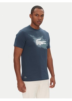 Lacoste T-Shirt TH8725 Granatowy Regular Fit ze sklepu MODIVO w kategorii T-shirty męskie - zdjęcie 182621468