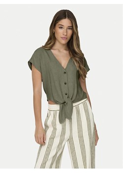 ONLY Koszula Siesta 15322270 Zielony Regular Fit ze sklepu MODIVO w kategorii Koszule damskie - zdjęcie 182621489