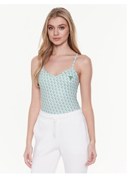 Guess Top V3GP01 MC03W Zielony Slim Fit ze sklepu MODIVO w kategorii Bluzki damskie - zdjęcie 182621806