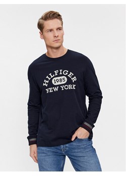 Tommy Hilfiger Longsleeve Collegiate MW0MW32591 Granatowy Regular Fit ze sklepu MODIVO w kategorii T-shirty męskie - zdjęcie 182621949