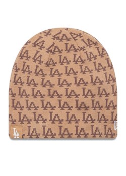 New Era Czapka Jacquard Skull Bean 60565440 Beżowy ze sklepu MODIVO w kategorii Czapki zimowe damskie - zdjęcie 182621995