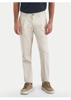 Marc O'Polo Spodnie materiałowe 522 0831 10144 Beżowy Slim Fit ze sklepu MODIVO w kategorii Spodnie męskie - zdjęcie 182622085