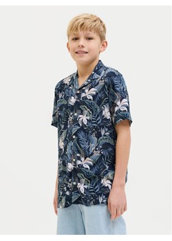 Jack&Jones Koszula Jeff Tropical 12269119 Granatowy Relaxed Fit ze sklepu MODIVO w kategorii Koszule chłopięce - zdjęcie 182622086