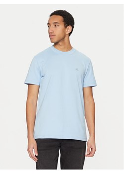 Calvin Klein Jeans T-Shirt J30J326683 Błękitny Regular Fit ze sklepu MODIVO w kategorii T-shirty męskie - zdjęcie 182622099