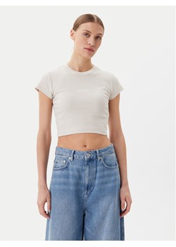 Element T-Shirt ELJKT00117 Beżowy Slim Fit ze sklepu MODIVO w kategorii Bluzki damskie - zdjęcie 182622247