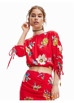 Desigual Bluzka Landi 23SWBW25 Czerwony Regular Fit ze sklepu MODIVO w kategorii Bluzki damskie - zdjęcie 182622286