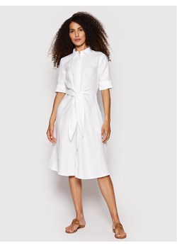 Lauren Ralph Lauren Sukienka koszulowa 200831364001 Biały Regular Fit ze sklepu MODIVO w kategorii Sukienki - zdjęcie 182622295