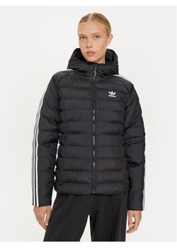 adidas Kurtka przejściowa adicolor IW5849 Czarny Slim Fit ze sklepu MODIVO w kategorii Kurtki damskie - zdjęcie 182622325