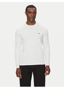 Lacoste Longsleeve TH6712 Biały Regular Fit ze sklepu MODIVO w kategorii T-shirty męskie - zdjęcie 182622397