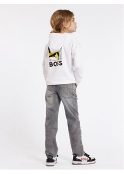 Boss Bluza J51004 S Biały Loose Fit ze sklepu MODIVO w kategorii Bluzy chłopięce - zdjęcie 182622416