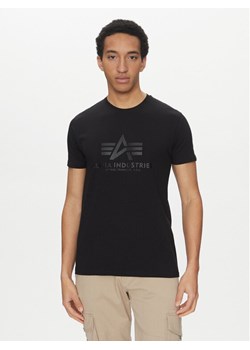 Alpha Industries T-Shirt Basic 100501 Czarny Regular Fit ze sklepu MODIVO w kategorii T-shirty męskie - zdjęcie 182622537