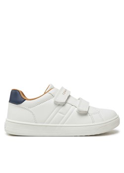 Tommy Hilfiger Sneakersy Low Cut Velcro Sneaker T1X9-33835-1355 S Biały ze sklepu MODIVO w kategorii Buty sportowe dziecięce - zdjęcie 182622565