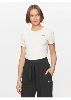 Puma T-Shirt Better Essentials 675986 Écru Regular Fit ze sklepu MODIVO w kategorii Bluzki damskie - zdjęcie 182622577