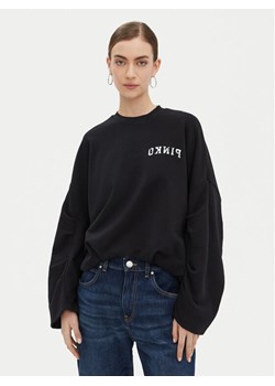 PINKO Bluza Macedonia 104281 Czarny Regular Fit ze sklepu MODIVO w kategorii Bluzy damskie - zdjęcie 182622585