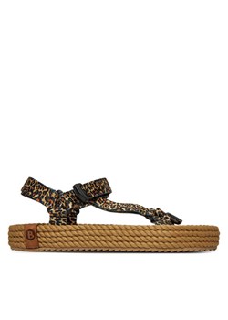 Bohonomad Sandały Miami Elastic MIA.12-LEO Brązowy ze sklepu MODIVO w kategorii Espadryle damskie - zdjęcie 182622586