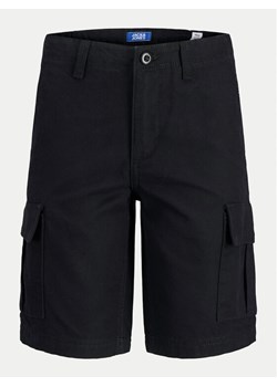 Jack&Jones Junior Szorty materiałowe Cole 12268381 Czarny Regular Fit ze sklepu MODIVO w kategorii Spodenki chłopięce - zdjęcie 182622676