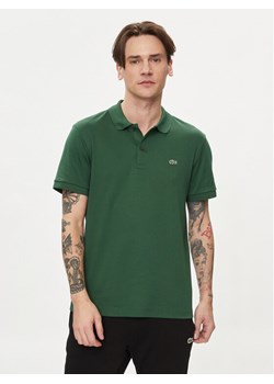 Lacoste Polo DH2050 Zielony Regular Fit ze sklepu MODIVO w kategorii T-shirty męskie - zdjęcie 182622698