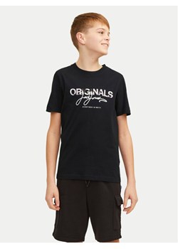 Jack&Jones Junior T-Shirt Joraruba 12257133 Czarny Standard Fit ze sklepu MODIVO w kategorii T-shirty chłopięce - zdjęcie 182622708