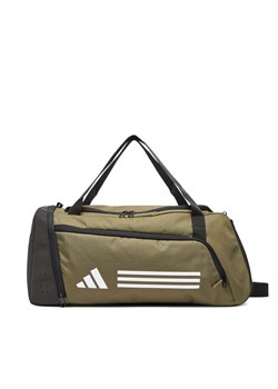 adidas Torba Essentials 3-Stripes Duffel Bag Small IZ1907 Khaki ze sklepu MODIVO w kategorii Torby sportowe - zdjęcie 182622775
