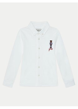 Guess Koszula N5RP01 KAPY0 Biały Regular Fit ze sklepu MODIVO w kategorii Koszule chłopięce - zdjęcie 182622817