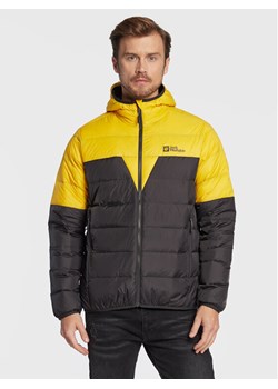Jack Wolfskin Kurtka puchowa Dna Tundra 1206612 Żółty Regular Fit ze sklepu MODIVO w kategorii Kurtki męskie - zdjęcie 182622819