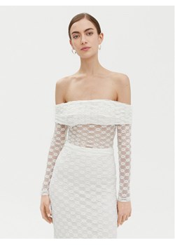 BARDOT Bluzka 59742TB Biały Regular Fit ze sklepu MODIVO w kategorii Bluzki damskie - zdjęcie 182622895