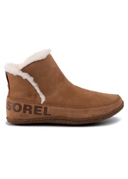 Sorel Botki Nakiska Bootie NL3389 Brązowy ze sklepu MODIVO w kategorii Śniegowce damskie - zdjęcie 182622917
