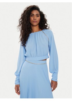Liu Jo Bluzka CA4409 TS055 Błękitny Regular Fit ze sklepu MODIVO w kategorii Bluzki damskie - zdjęcie 182622945