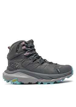 Hoka Trekkingi Kaha 2 GTX GORE-TEX 1123156 Szary ze sklepu MODIVO w kategorii Buty trekkingowe damskie - zdjęcie 182622976