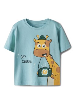 NAME IT T-Shirt Helge 13238145 Błękitny Regular Fit ze sklepu MODIVO w kategorii T-shirty chłopięce - zdjęcie 182623046