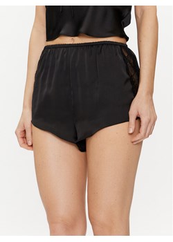 Hunkemöller Szorty piżamowe Satin 205068 Czarny Regular Fit ze sklepu MODIVO w kategorii Piżamy damskie - zdjęcie 182623207
