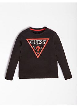 Guess Bluzka L84I29 K8HM0 Czarny Regular Fit ze sklepu MODIVO w kategorii Bluzki dziewczęce - zdjęcie 182623235