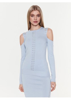 Liu Jo Sport Bluzka TA3056 MS49I Błękitny Slim Fit - id: 0000302436583 - marki Liu Jo - 182623246 Liu Jo Sport Bluzka TA3056 MS49I Błękitny Slim Fit ze sklepu MODIVO w kategorii Bluzki damskie - zdjęcie 182623246