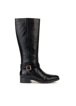 Geox Oficerki D Felicity D36G1A 04340 C9999 Czarny ze sklepu MODIVO w kategorii Kozaki damskie - zdjęcie 182623289