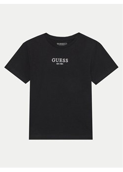 Guess T-Shirt L4BI07 J1314 Czarny Regular Fit ze sklepu MODIVO w kategorii T-shirty chłopięce - zdjęcie 182623358