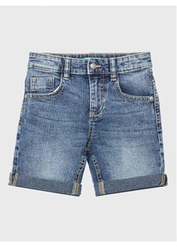 United Colors Of Benetton Szorty jeansowe 4XA2G900U Niebieski Slim Fit ze sklepu MODIVO w kategorii Spodenki niemowlęce - zdjęcie 182623368