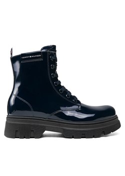 Tommy Hilfiger Kozaki T4A5-33040-0775 S Niebieski ze sklepu MODIVO w kategorii Buty zimowe dziecięce - zdjęcie 182623378
