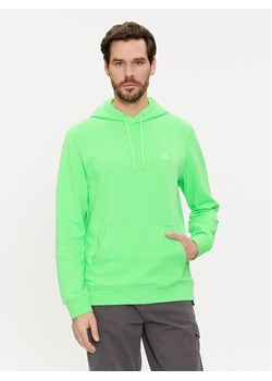 Boss Bluza Wetalk 50509314 Zielony Regular Fit ze sklepu MODIVO w kategorii Bluzy męskie - zdjęcie 182623395