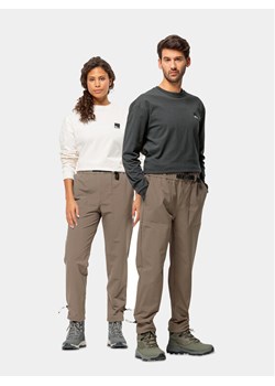 Jack Wolfskin Spodnie outdoor Kiebitzweg Pants 1508471 Brązowy Regular Fit ze sklepu MODIVO w kategorii Spodnie męskie - zdjęcie 182623409