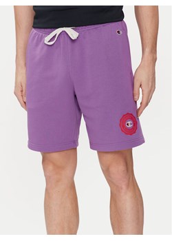 Champion Szorty sportowe 219850 Fioletowy Comfort Fit ze sklepu MODIVO w kategorii Spodenki męskie - zdjęcie 182623445