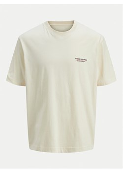 Jack&Jones Junior T-Shirt 12274923 Écru Loose Fit ze sklepu MODIVO w kategorii T-shirty chłopięce - zdjęcie 182623486