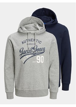 Jack&Jones Komplet 2 bluz Ethan 12221273 Kolorowy Regular Fit ze sklepu MODIVO w kategorii Bluzy męskie - zdjęcie 182623488