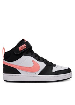 Nike Sneakersy Court Borough Mid 2 (GS) CD7782 Czarny ze sklepu MODIVO w kategorii Buty sportowe dziecięce - zdjęcie 182623508