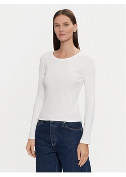 Gap Bluzka 542721-04 Biały Slim Fit ze sklepu MODIVO w kategorii Bluzki damskie - zdjęcie 182623528