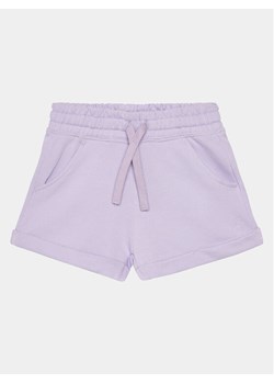 United Colors Of Benetton Szorty sportowe 3J68C901C Fioletowy Regular Fit ze sklepu MODIVO w kategorii Spodenki dziewczęce - zdjęcie 182623547