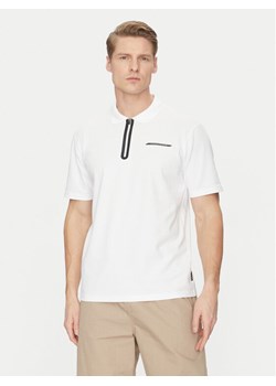 Jack&Jones Polo Fusion 12273127 Biały Regular Fit ze sklepu MODIVO w kategorii T-shirty męskie - zdjęcie 182623638