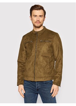 Only & Sons Kurtka z imitacji skóry Willow 22021446 Brązowy Regular Fit ze sklepu MODIVO w kategorii Kurtki męskie - zdjęcie 182623855