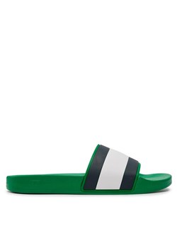 Tommy Jeans Klapki Rubber Th Flag Pool Slide FM0FM04263 Zielony ze sklepu MODIVO w kategorii Klapki męskie - zdjęcie 182623885