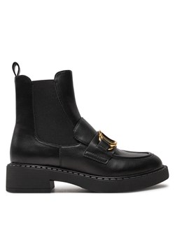 TWINSET Sztyblety 242TCP032 Czarny ze sklepu MODIVO w kategorii Botki - zdjęcie 182624019